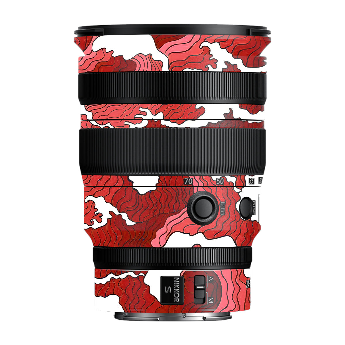 Cherry Waves Nikon Nikkor Z 24-70MM F/2.8 S Camera Lens Skin