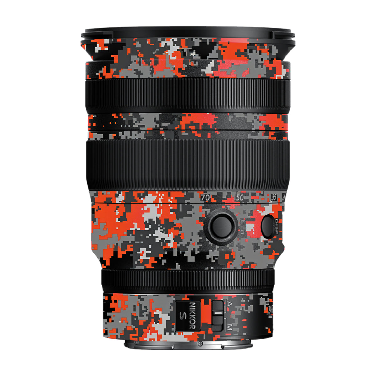 Inferno Pixel Nikon Nikkor Z 24-70MM F/2.8 S Camera Lens Skin