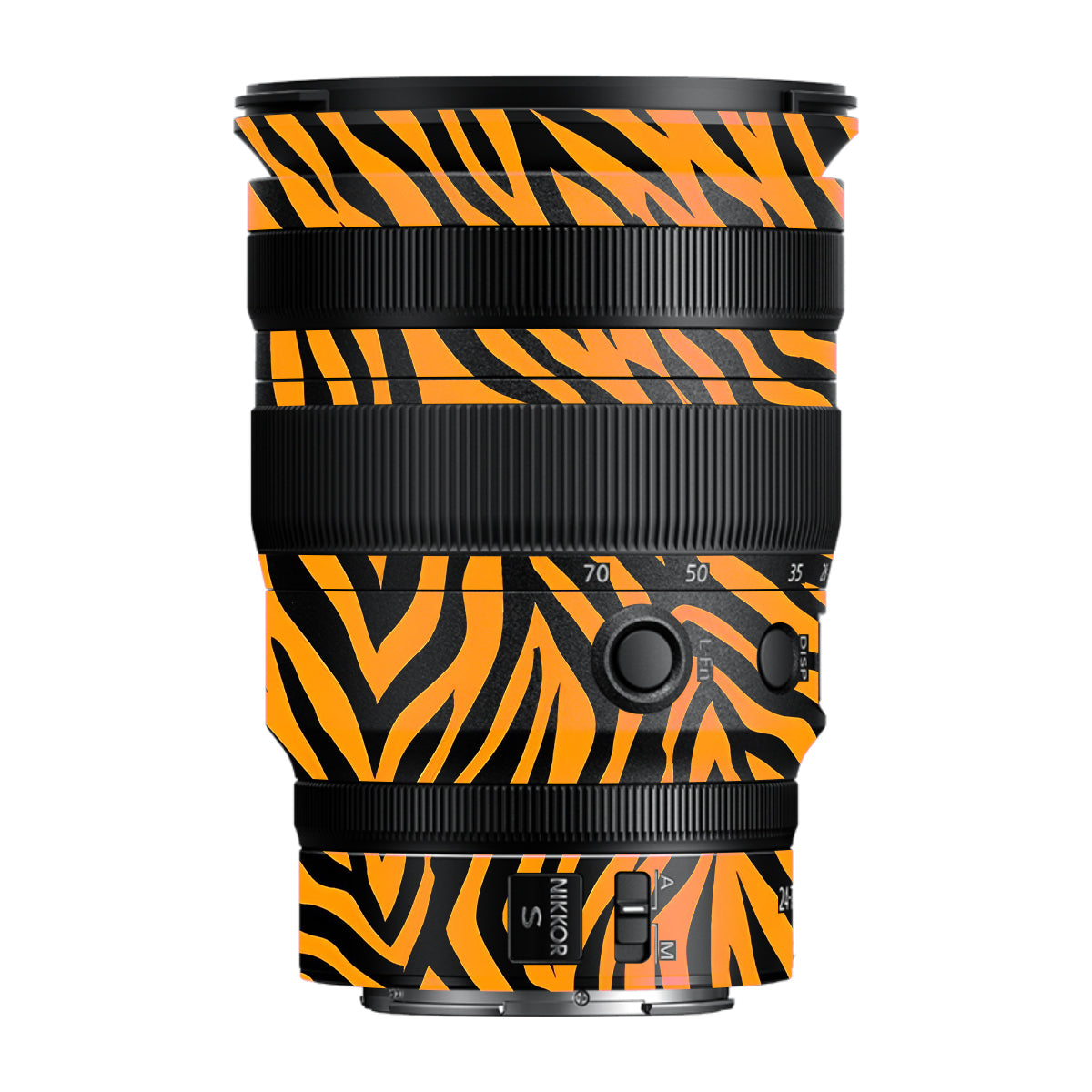 Zebra Gold Pattern Nikon Nikkor Z 24-70MM F/2.8 S Camera Lens Skin