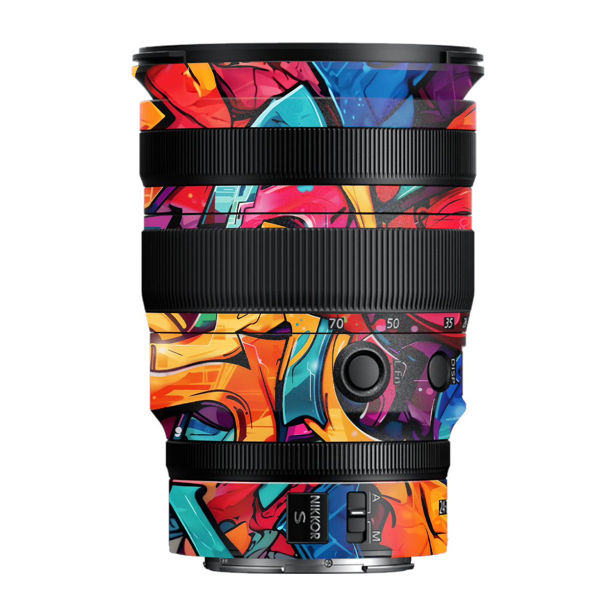 Urban Graffiti Explosion Nikon Nikkor Z 24-70MM F/2.8 S Camera Lens Skin