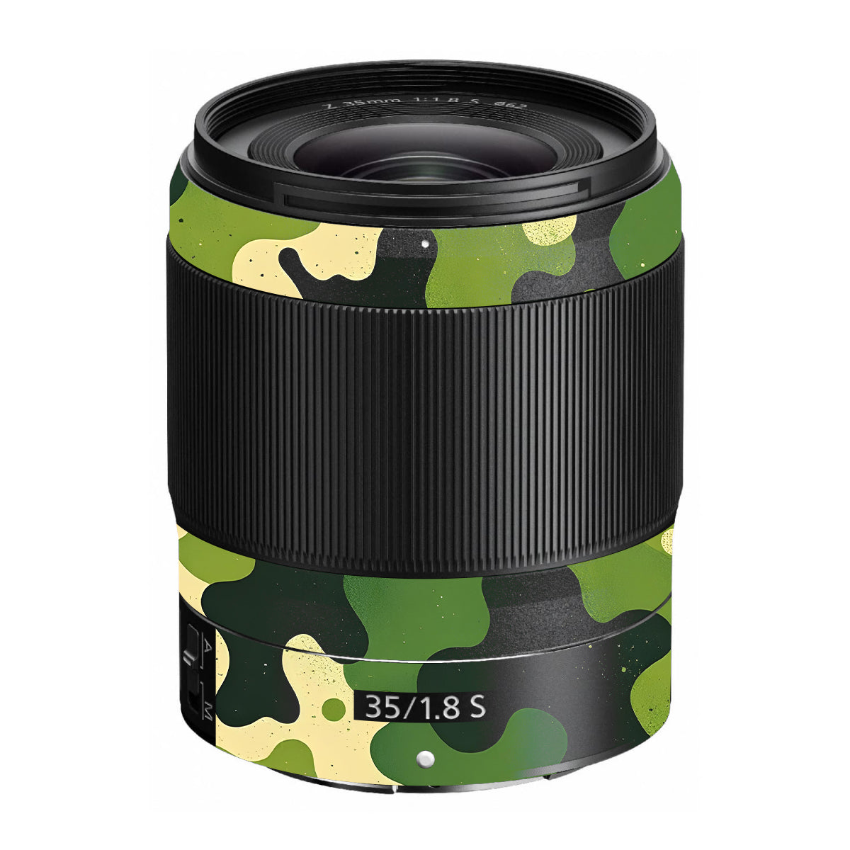 Camouflage Pattern Nikon Nikkor Z 35mm F/1.8 S Camera Lens Skin