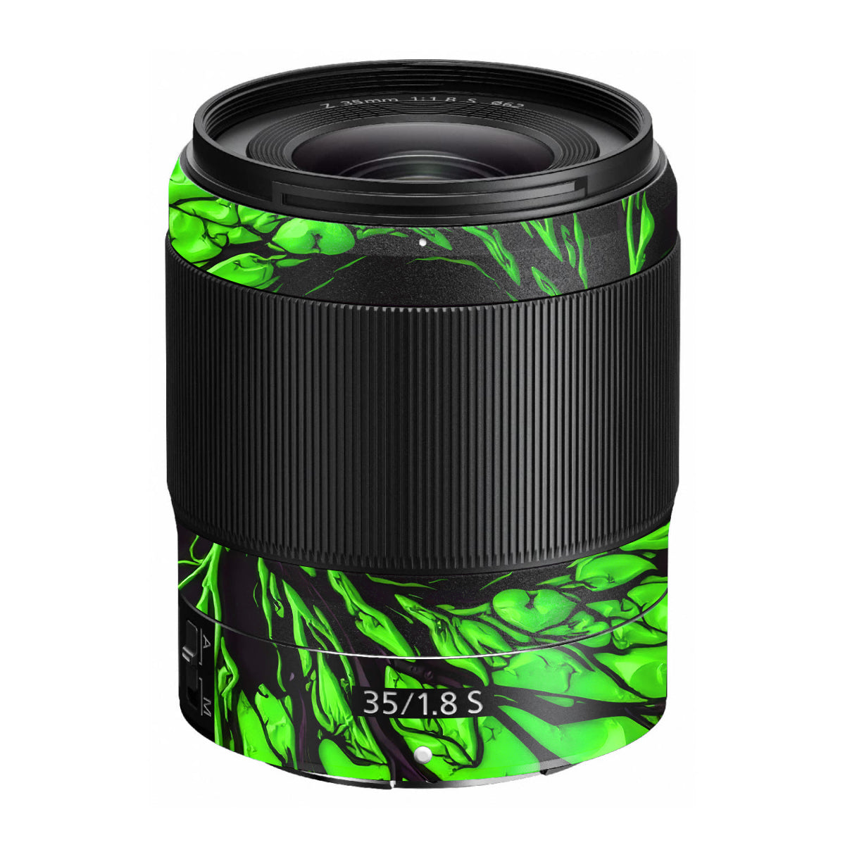 Venom Green Nikon Nikkor Z 35mm F/1.8 S Camera Lens Skin