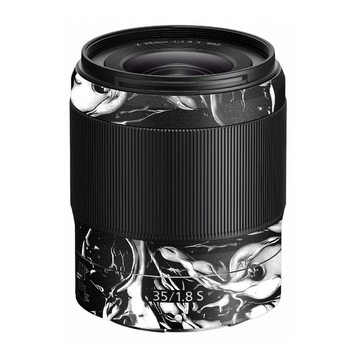 Venom Black Nikon Nikkor Z 35mm F/1.8 S Camera Lens Skin