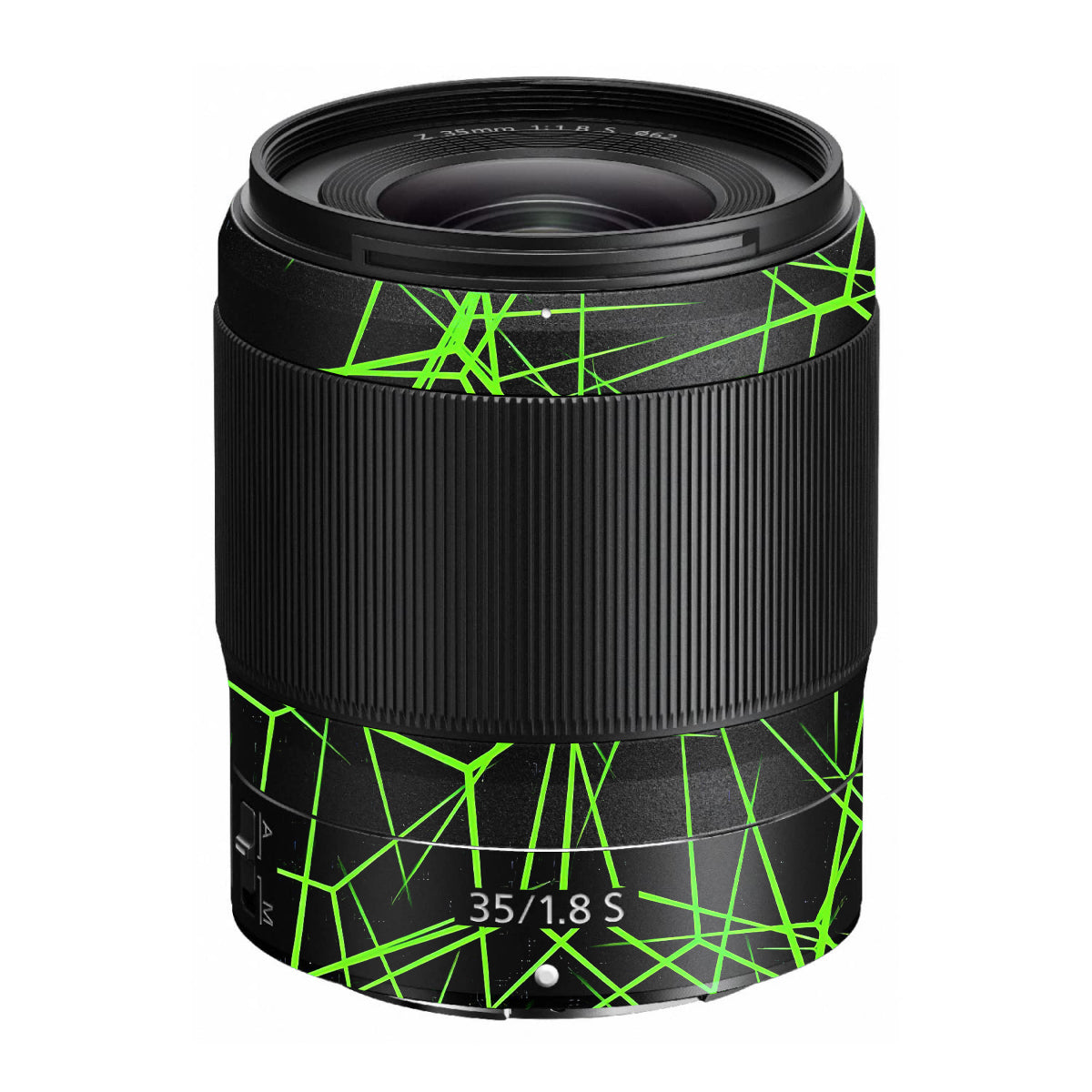 Neon Grid Nikon Nikkor Z 35mm F/1.8 S Camera Lens Skin