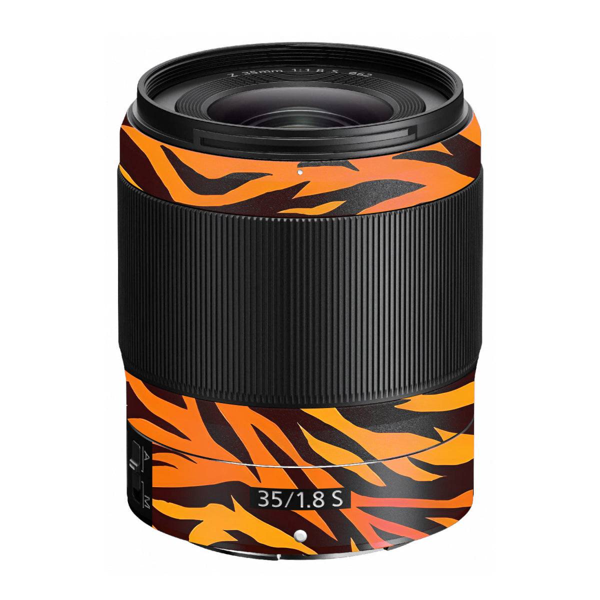 Wild Tiger Stripes Nikon Nikkor Z 35mm F/1.8 S Camera Lens Skin
