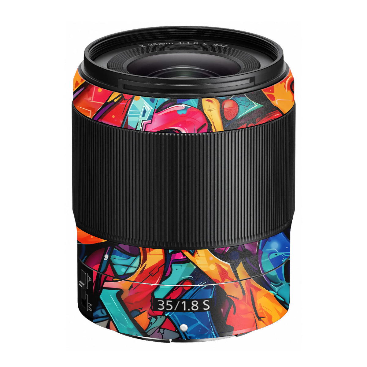Urban Graffiti Explosion Nikon Nikkor Z 35mm F/1.8 S Camera Lens Skin