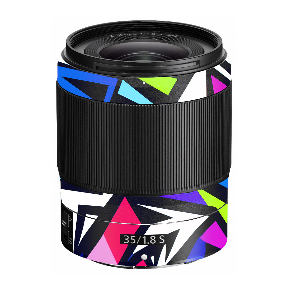Bold Geometric Pop Nikon Nikkor Z 35mm F/1.8 S Camera Lens Skin