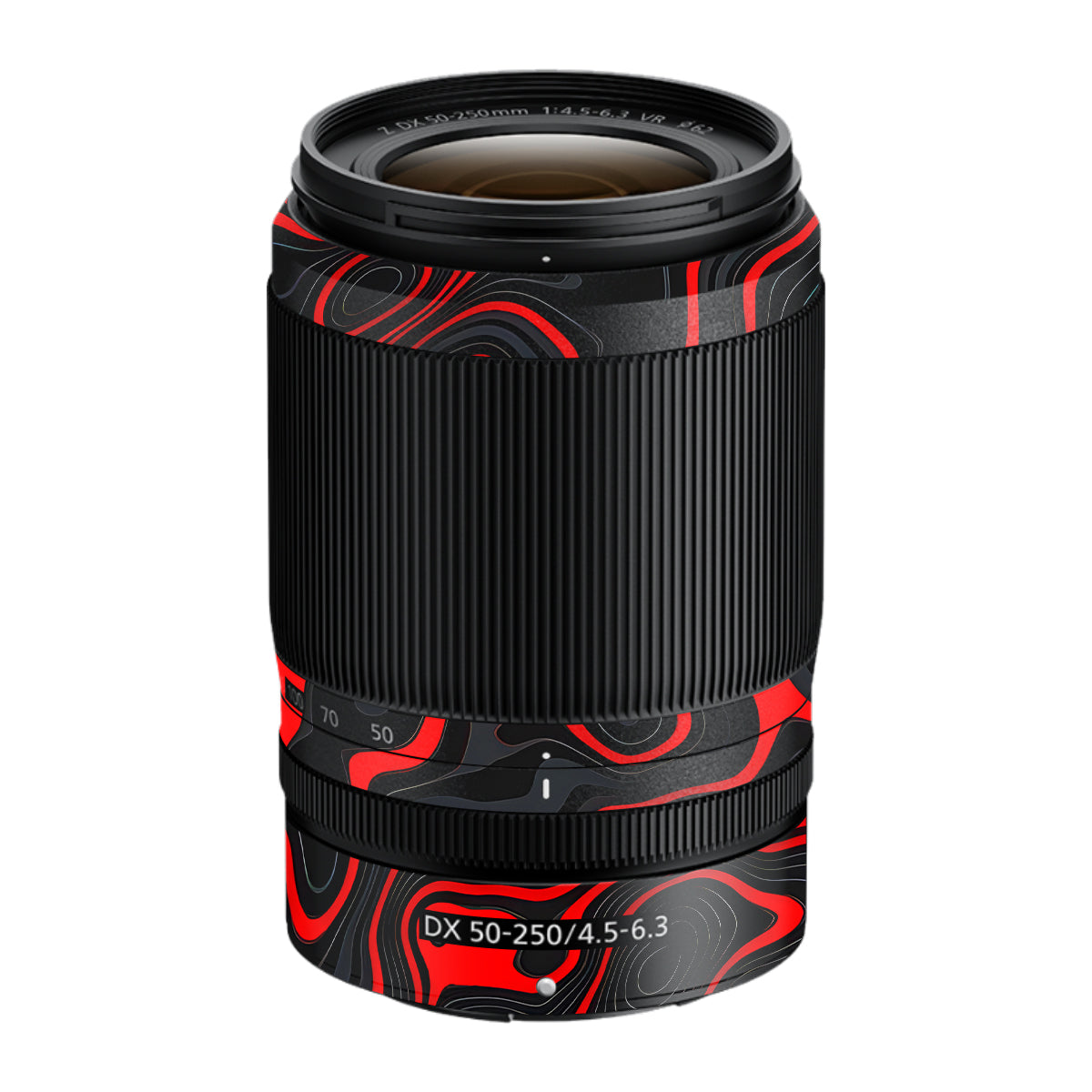 Crimson Waves Nikon Nikkor Z DX 50-250mm F/4.5-6.3 VR Camera Lens Skin
