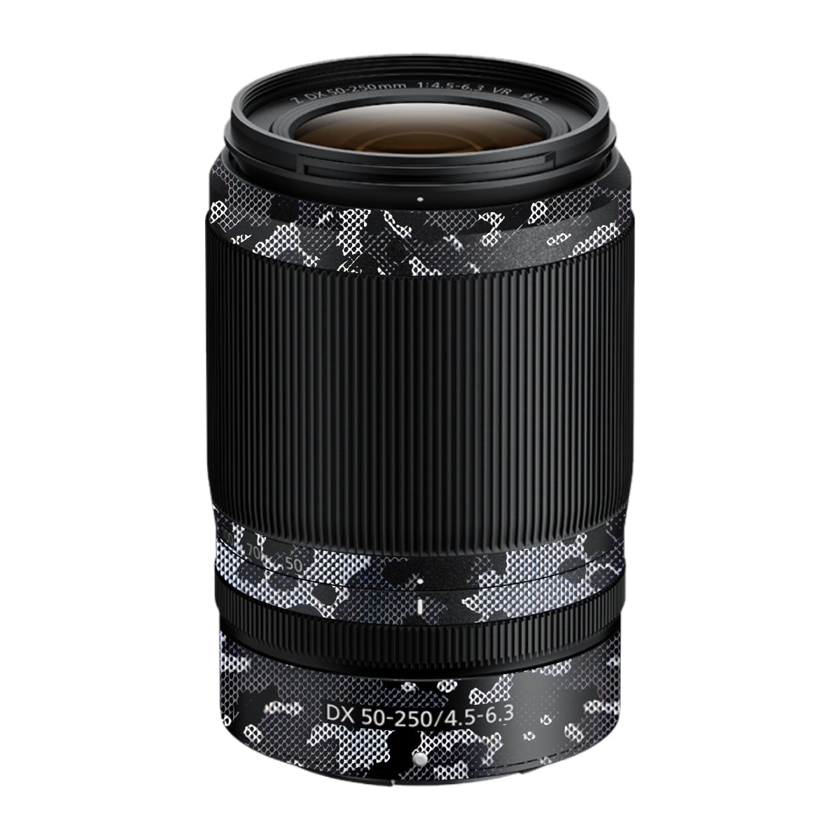 Stealth Grey Camo Nikon Nikkor Z DX 50-250mm F/4.5-6.3 VR Camera Lens Skin