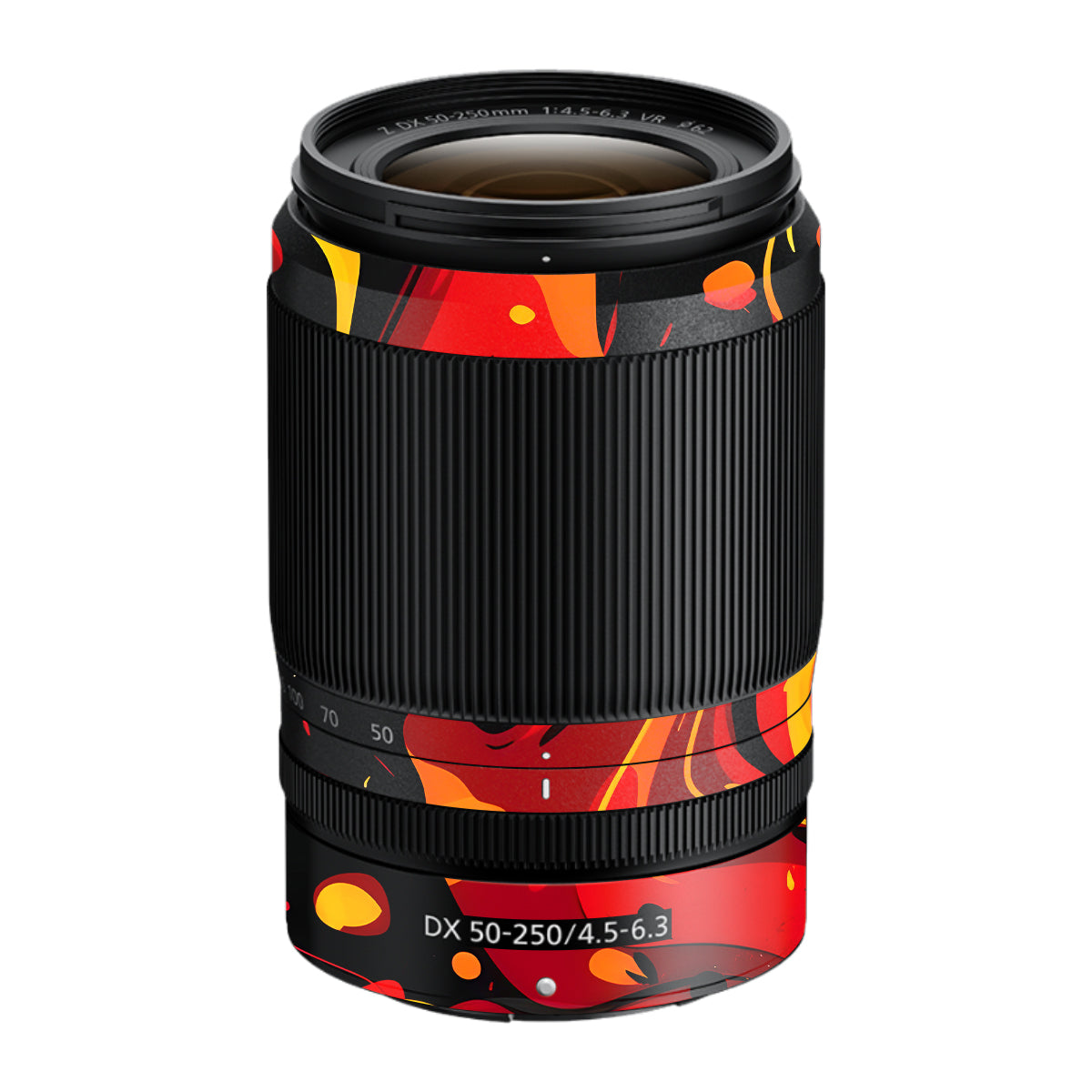 Lava Burst Nikon Nikkor Z DX 50-250mm F/4.5-6.3 VR Camera Lens Skin