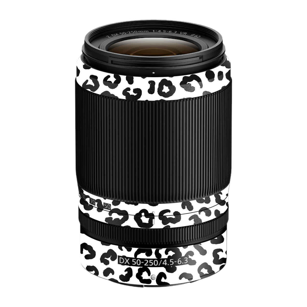 White Leopard Nikon Nikkor Z DX 50-250mm F/4.5-6.3 VR Camera Lens Skin