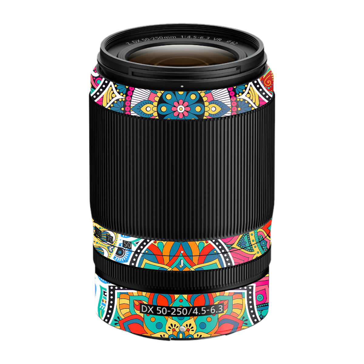 Boho Mandala Tile Pattern Nikon Nikkor Z DX 50-250mm F/4.5-6.3 VR Camera Lens Skin
