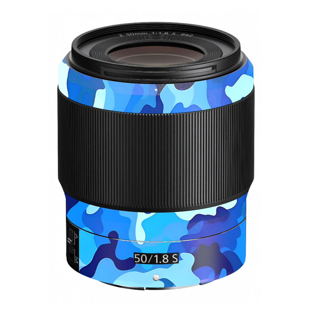 Arctic Blue Camo Pattern Nikon Nikkor Z 50mm F/1.8 S Camera Lens Skin
