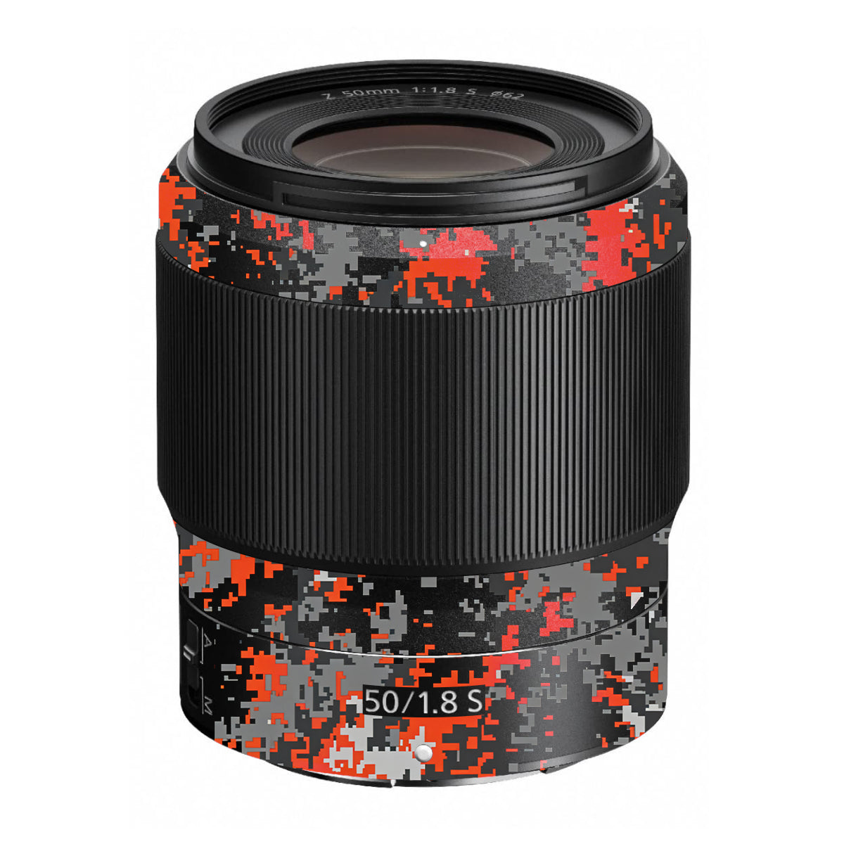 Inferno Pixel Nikon Nikkor Z 50mm F/1.8 S Camera Lens Skin