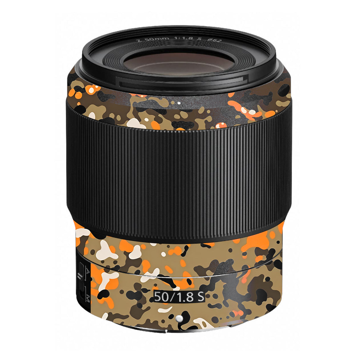 Orange Brown Spot  Nikon Nikkor Z 50mm F/1.8 S Camera Lens Skin