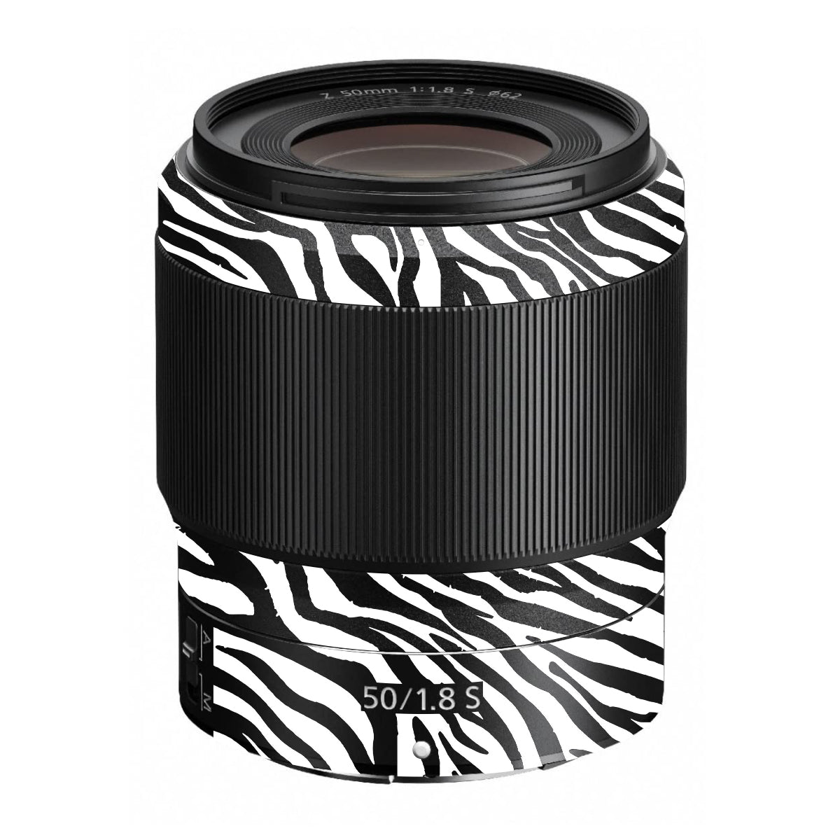Classic Zebra Stripes Nikon Nikkor Z 50mm F/1.8 S Camera Lens Skin