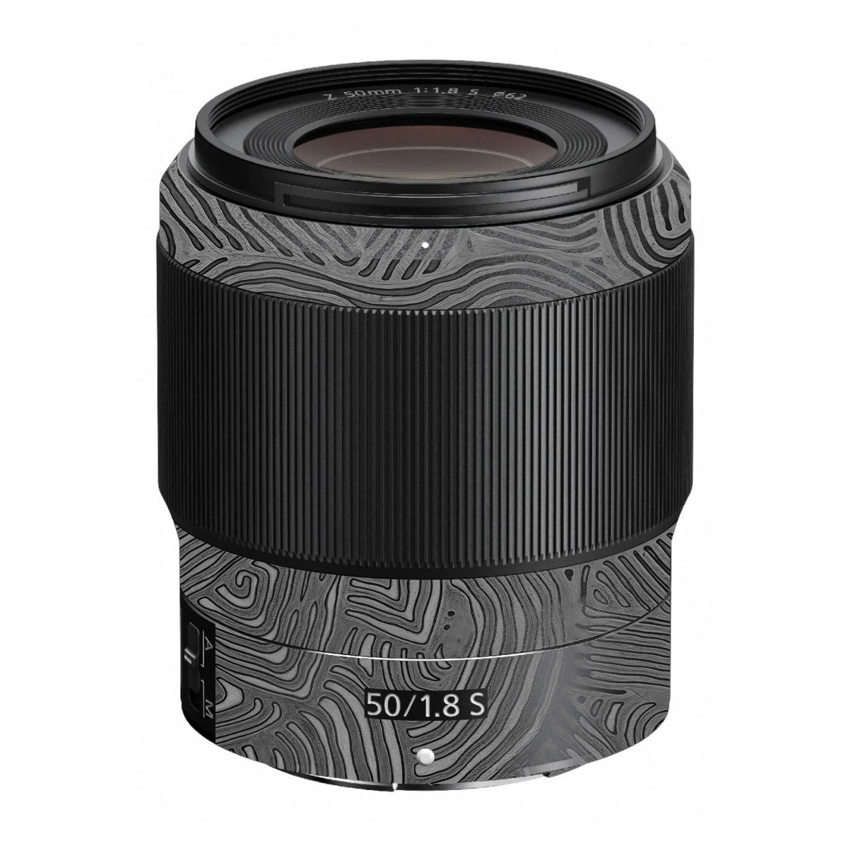 Monochrome Line Maze Nikon Nikkor Z 50mm F/1.8 S Camera Lens Skin