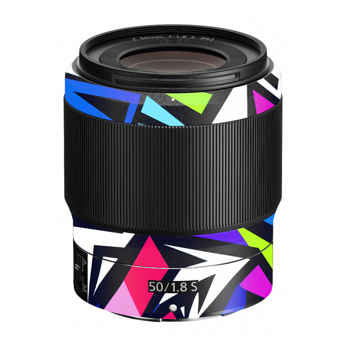 Bold Geometric Pop Nikon Nikkor Z 50mm F/1.8 S Camera Lens Skin