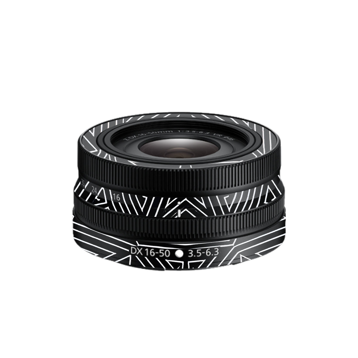 Geometric Pattern Nikon Nikkor Z DX 16-50mm F/3.5-6.3 VR Camera Lens Skin