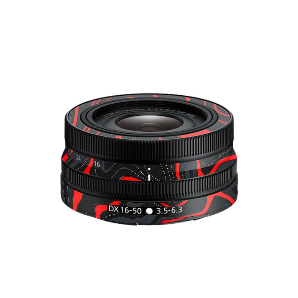 Crimson Waves Nikon Nikkor Z DX 16-50mm F/3.5-6.3 VR Camera Lens Skin