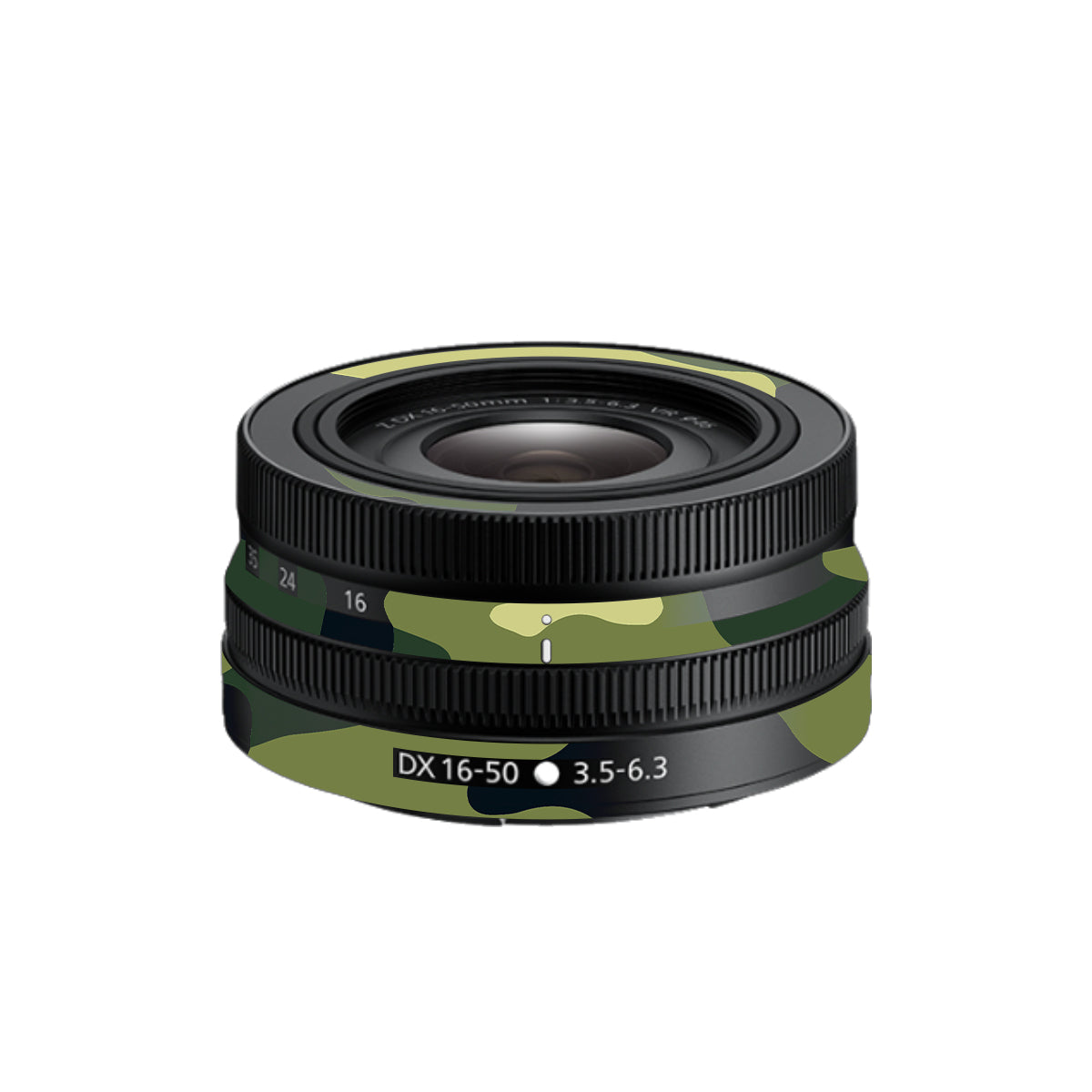 Forest Green Camo Nikon Nikkor Z DX 16-50mm F/3.5-6.3 VR Camera Lens Skin
