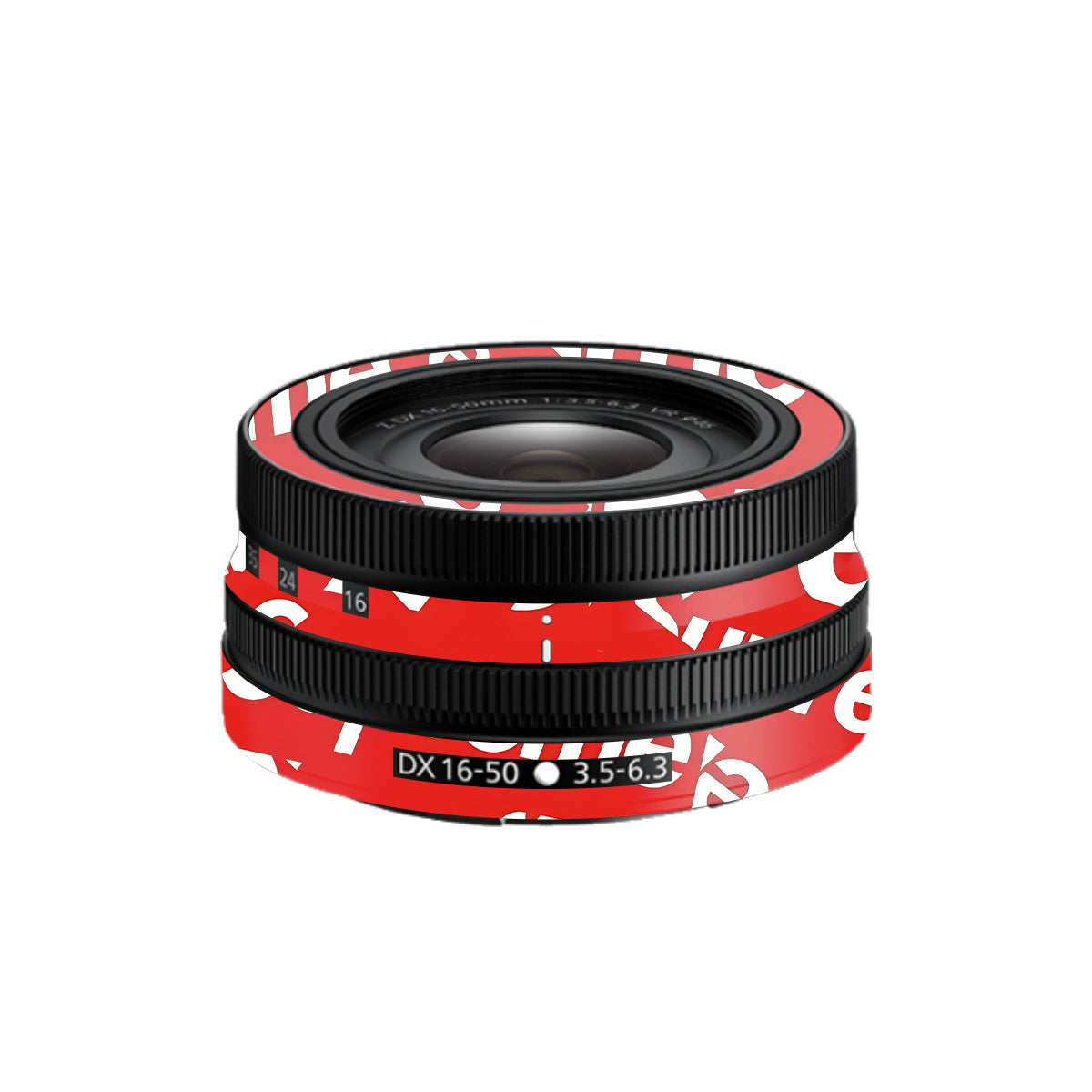 Supreme Red Nikon Nikkor Z DX 16-50mm F/3.5-6.3 VR Camera Lens Skin