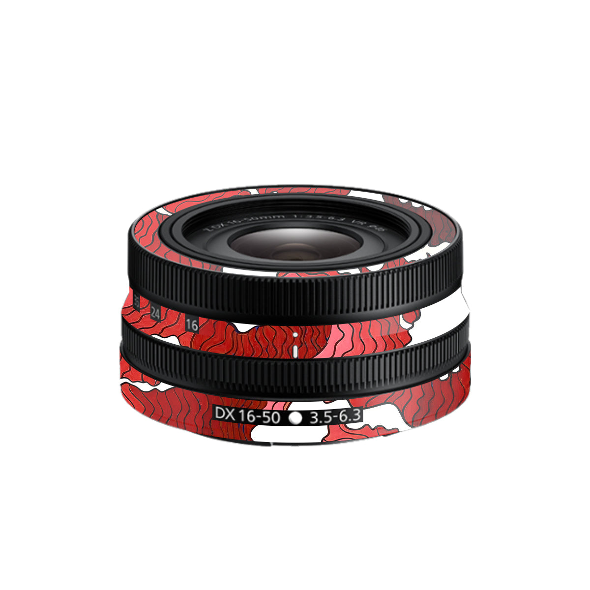 Cherry Waves Nikon Nikkor Z DX 16-50mm F/3.5-6.3 VR Camera Lens Skin