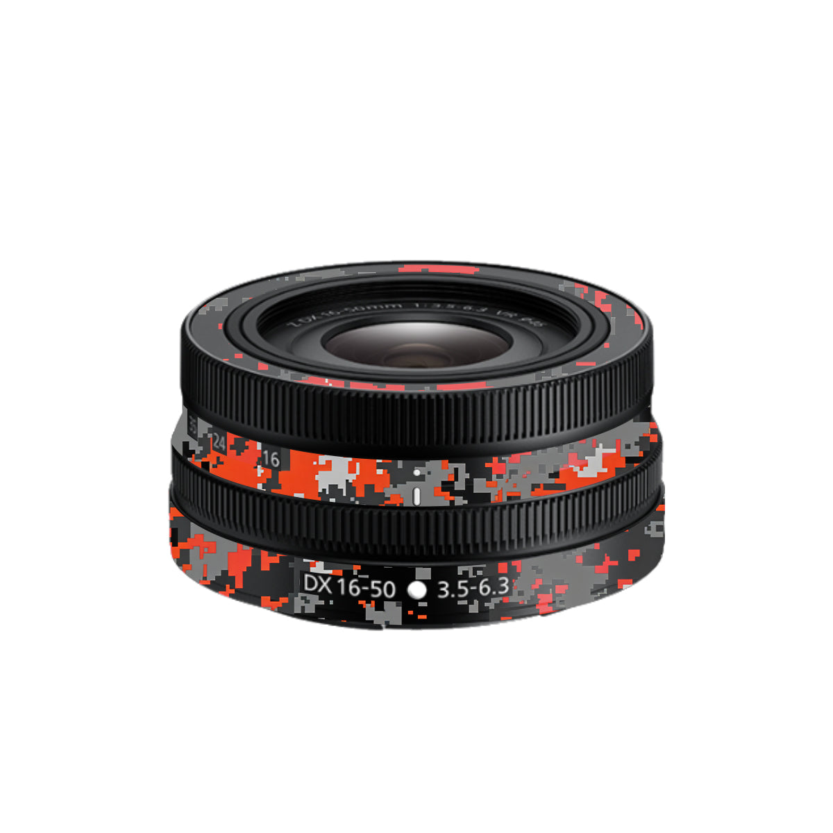 Inferno Pixel Nikon Nikkor Z DX 16-50mm F/3.5-6.3 VR Camera Lens Skin