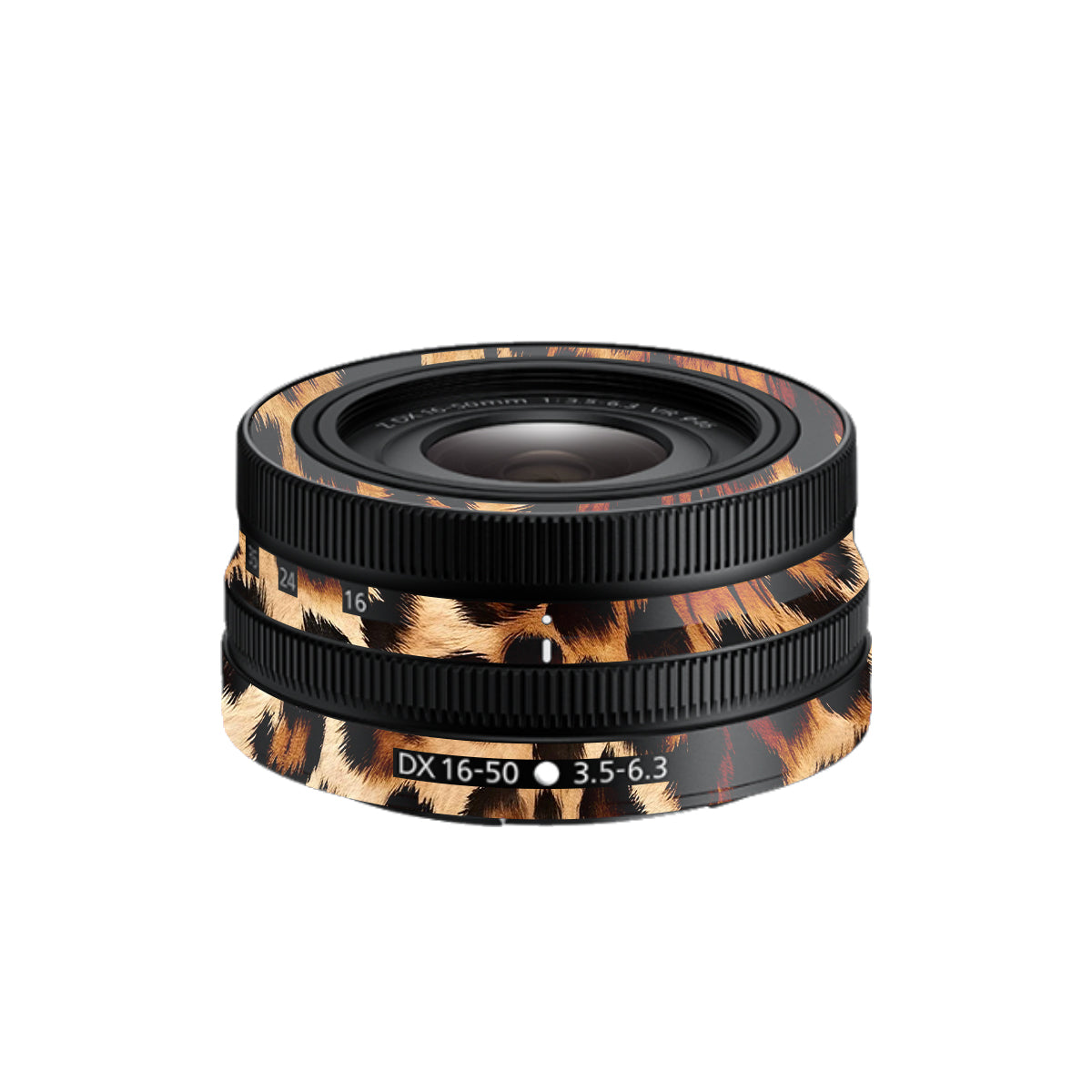 Classic Leopard Spots Nikon Nikkor Z DX 16-50mm F/3.5-6.3 VR Camera Lens Skin