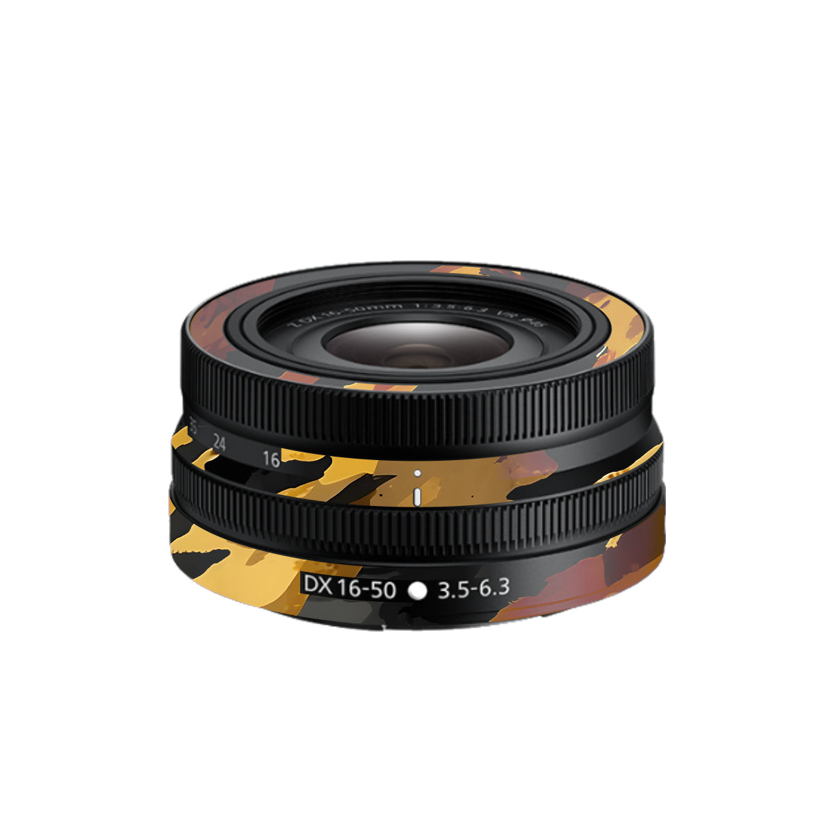 Camo Tiger Blend Nikon Nikkor Z DX 16-50mm F/3.5-6.3 VR Camera Lens Skin