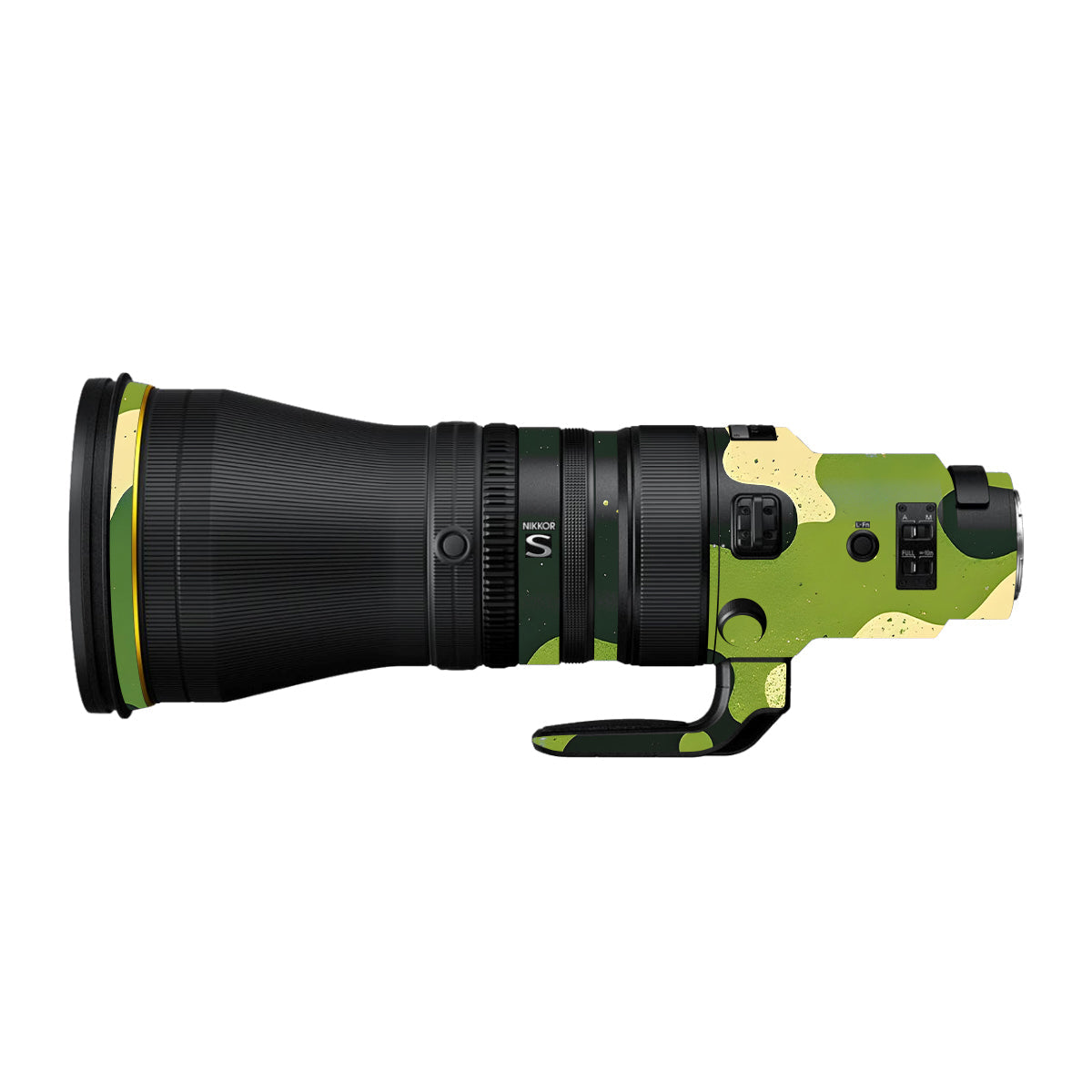Camouflage Pattern Nikon Nikkor Z 600mm F/4 TC VR S Camera Lens Skin
