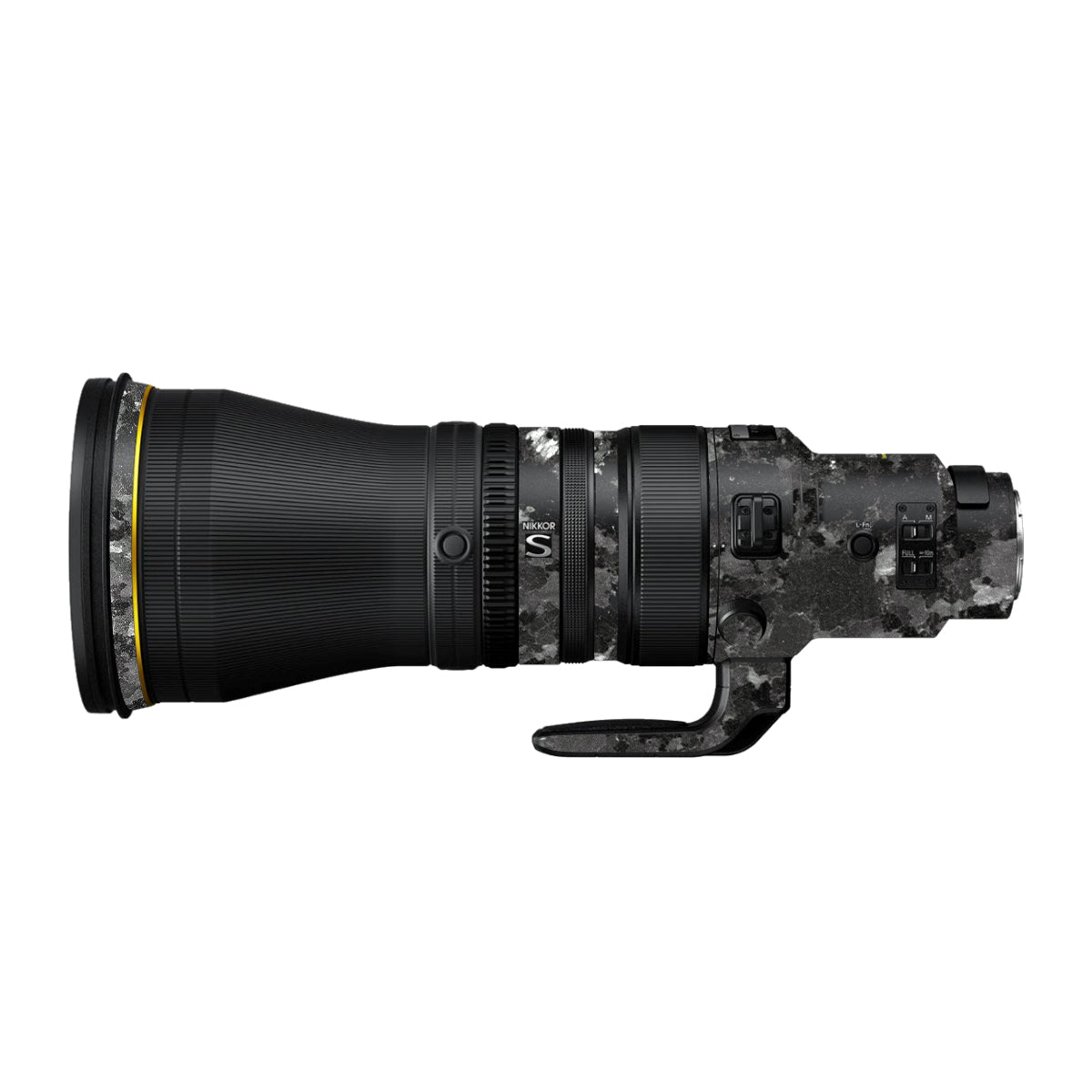 Black Granite Nikon Nikkor Z 600mm F/4 TC VR S Camera Lens Skin
