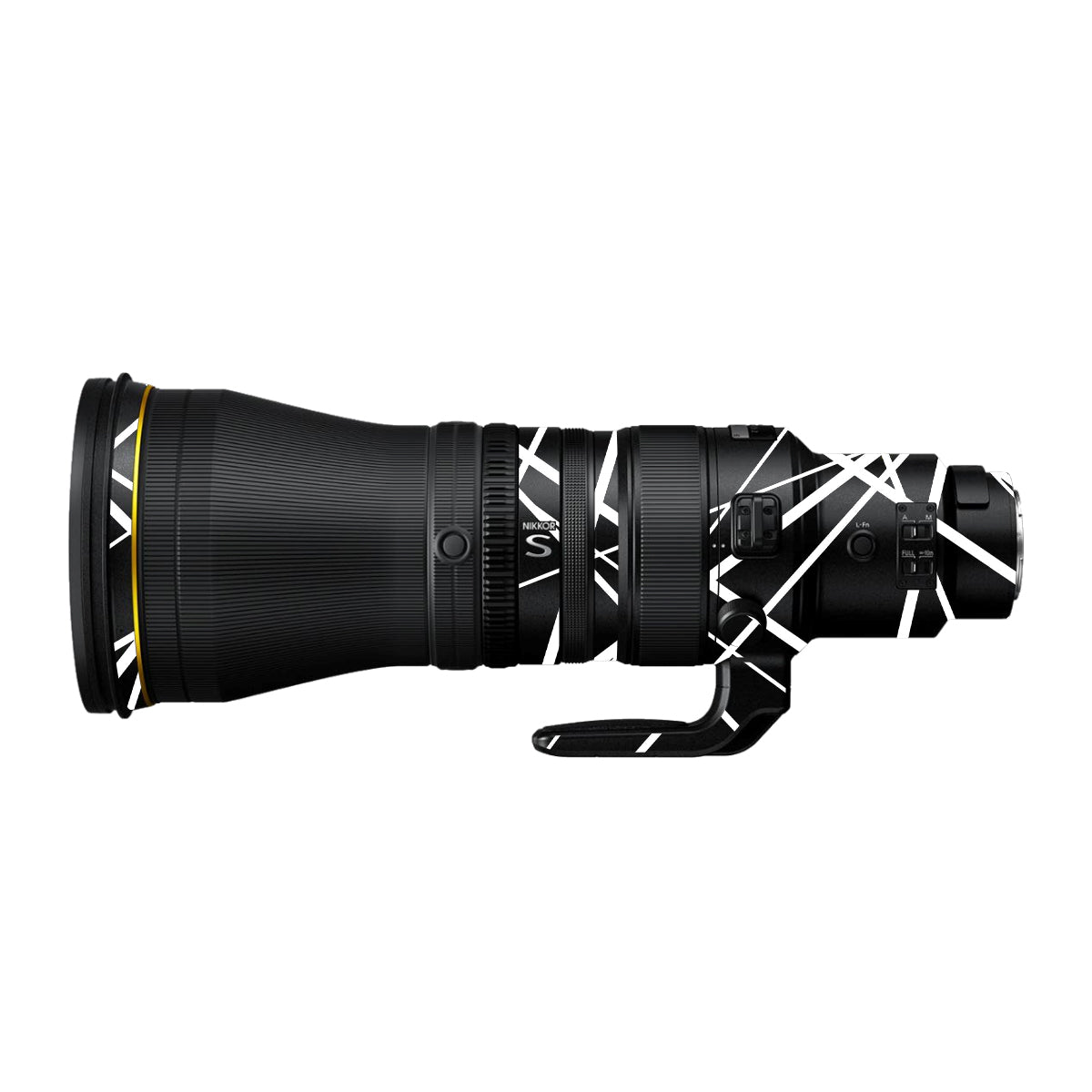 Mono Grid Nikon Nikkor Z 600mm F/4 TC VR S Camera Lens Skin