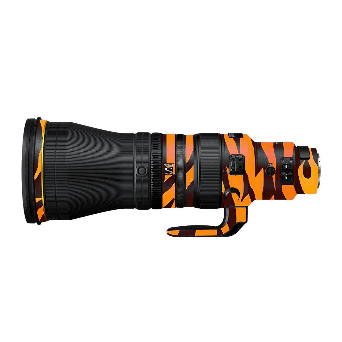Wild Tiger Stripes Nikon Nikkor Z 600mm F/4 TC VR S Camera Lens Skin