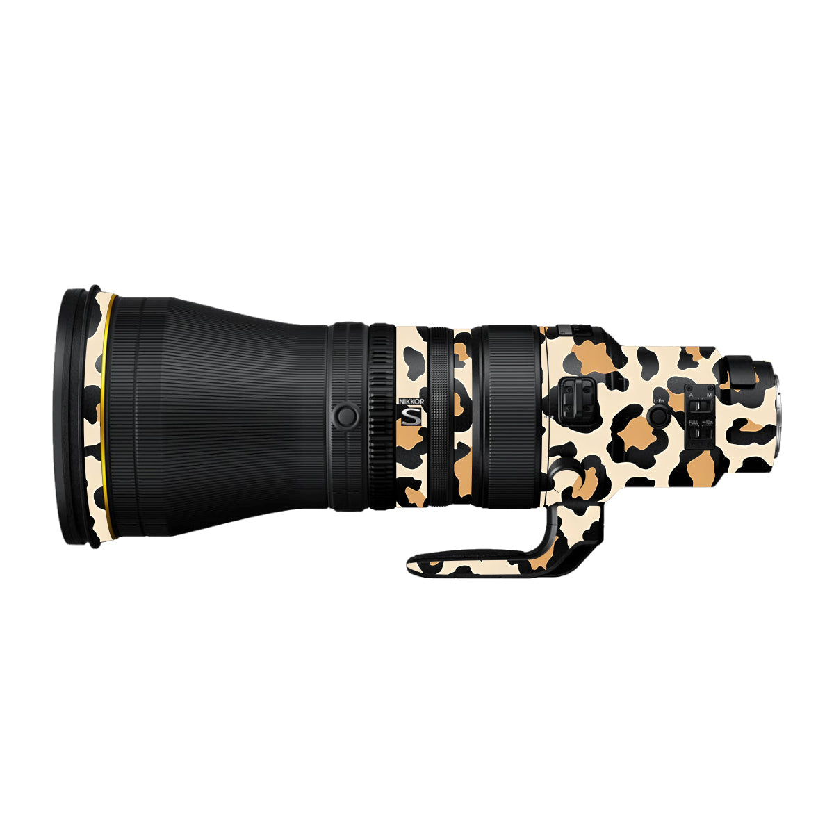 Sandy Leopard Spots Nikon Nikkor Z 600mm F/4 TC VR S Camera Lens Skin