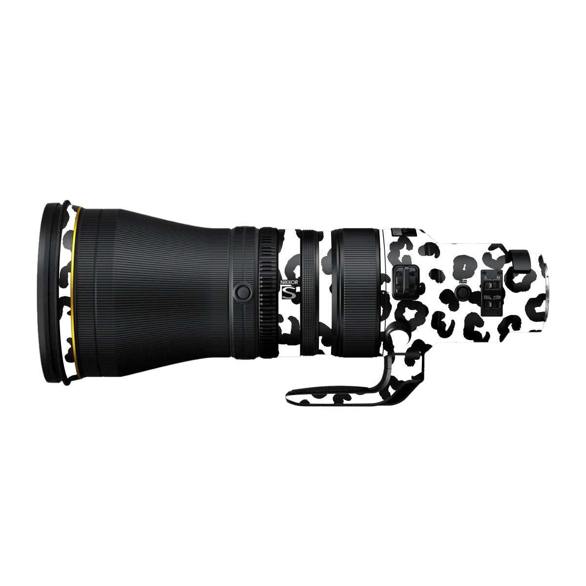 White Leopard Nikon Nikkor Z 600mm F/4 TC VR S Camera Lens Skin