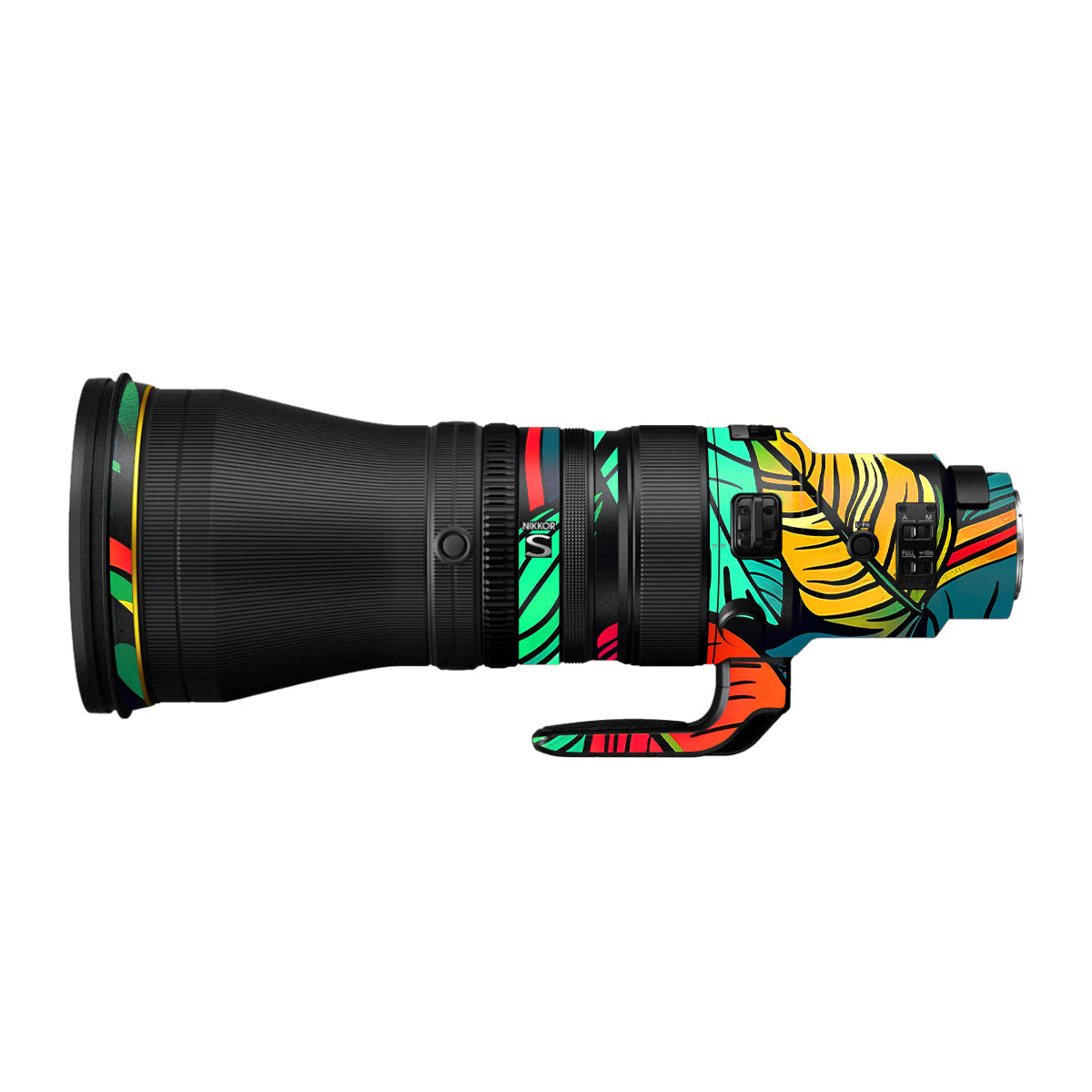 Tropical Jungle Leaves Nikon Nikkor Z 600mm F/4 TC VR S Camera Lens Skin
