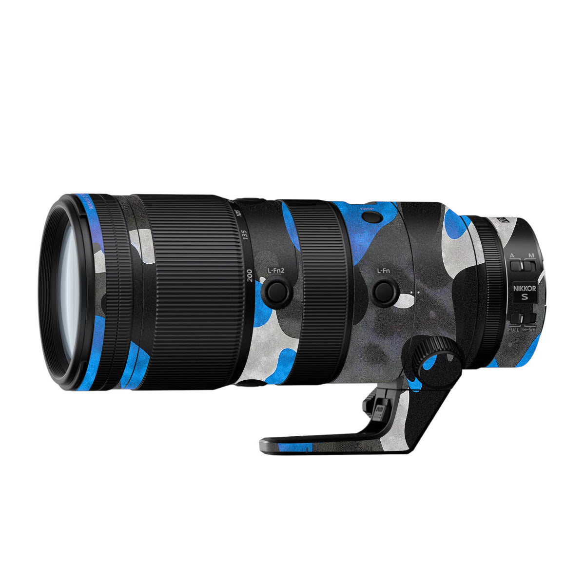Blue Grey Camo Nikon Nikkor Z 70-200mm F/2.8 Camera Lens Skin