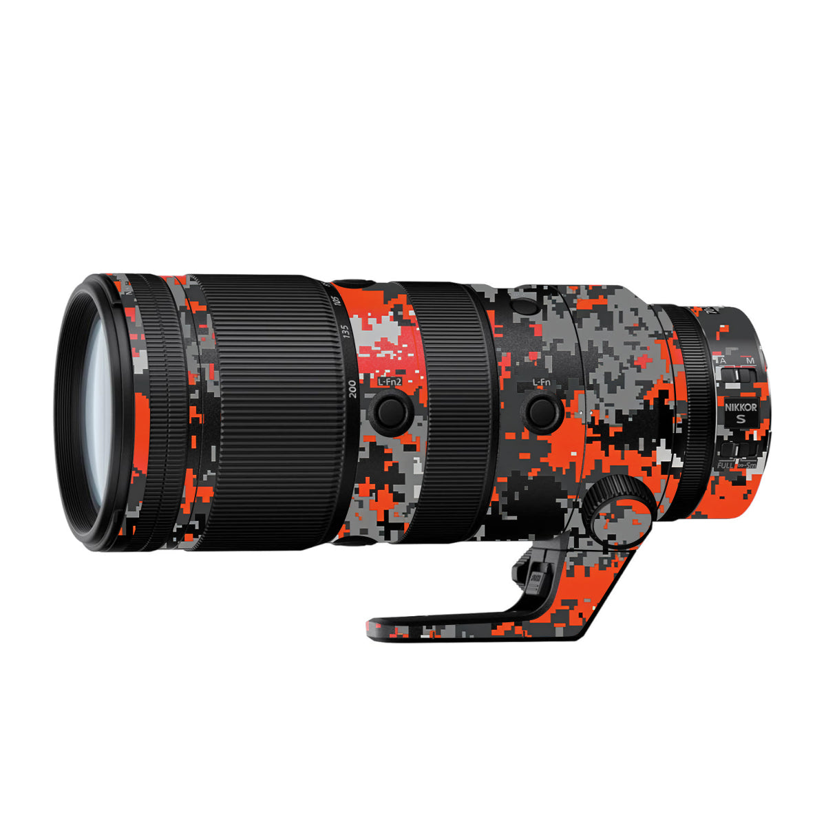 Inferno Pixel Nikon Nikkor Z 70-200mm F/2.8 Camera Lens Skin