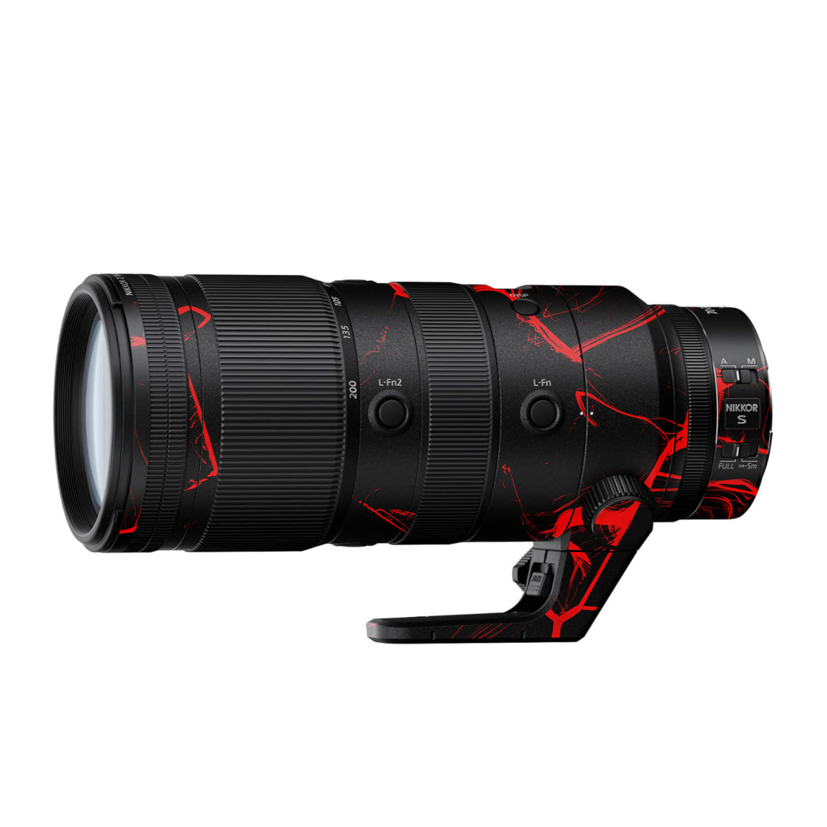 Red Neural Grid Nikon Nikkor Z 70-200mm F/2.8 Camera Lens Skin