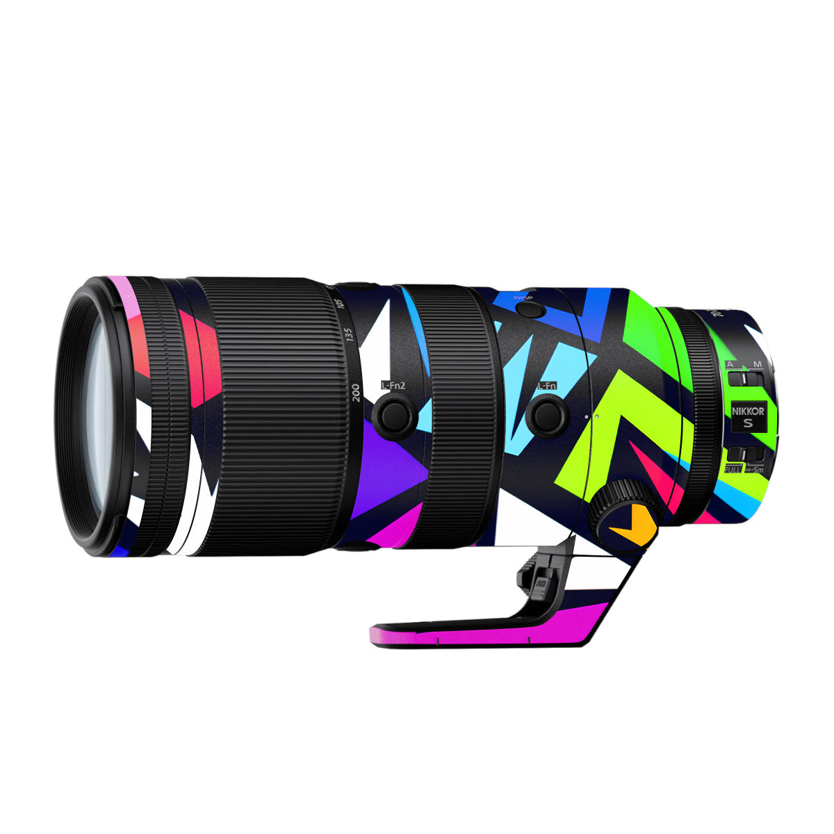 Bold Geometric Pop Nikon Nikkor Z 70-200mm F/2.8 Camera Lens Skin