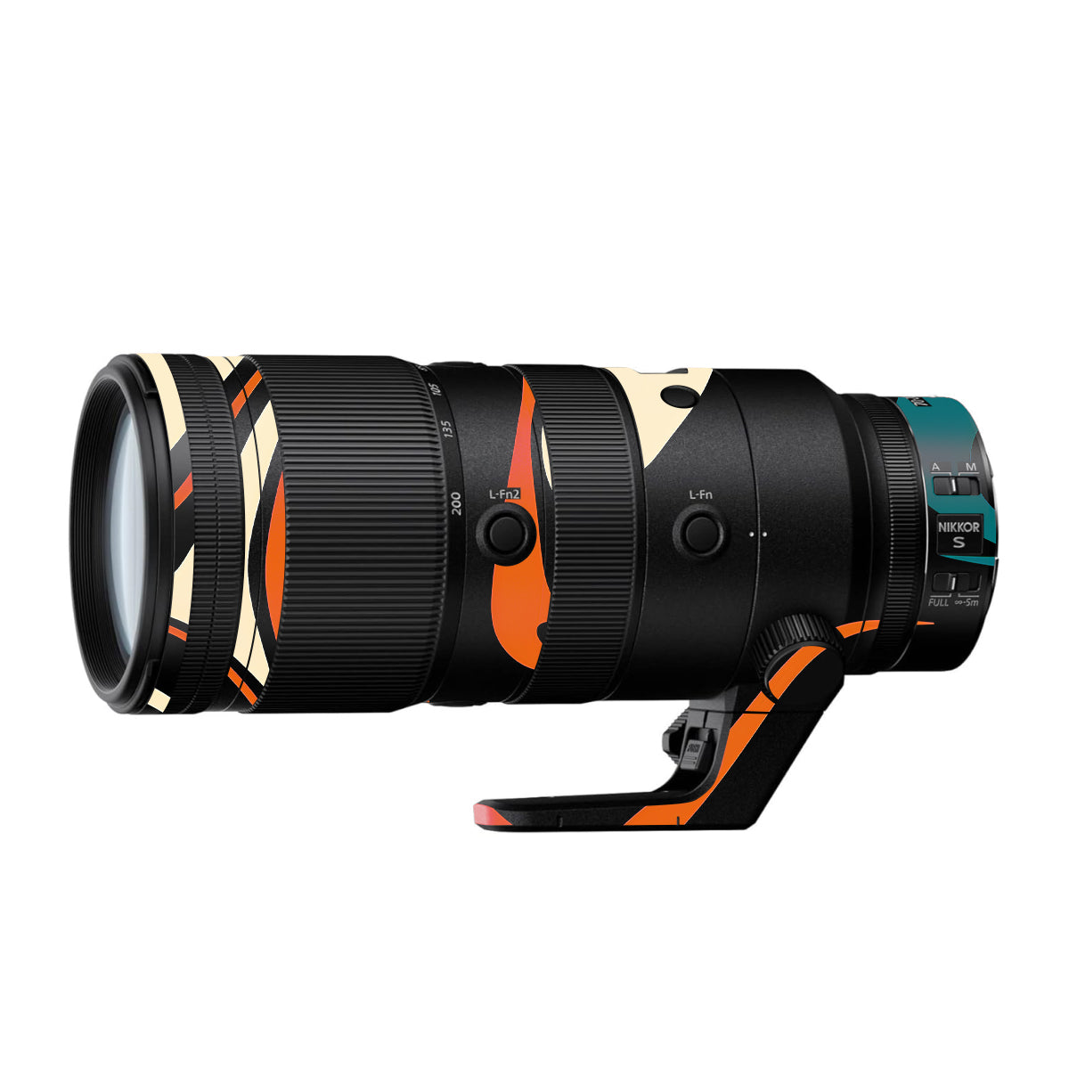 Mid-Century Abstract Swirl Nikon Nikkor Z 70-200mm F/2.8 Camera Lens Skin