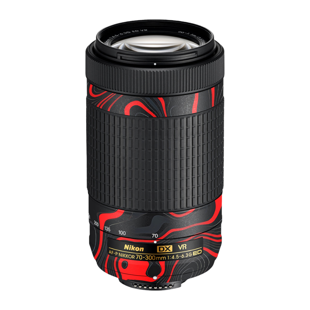 Crimson Waves Nikon AF-P Nikkor 70-300mm F/4.5-6.3G ED VR Camera Lens Skin
