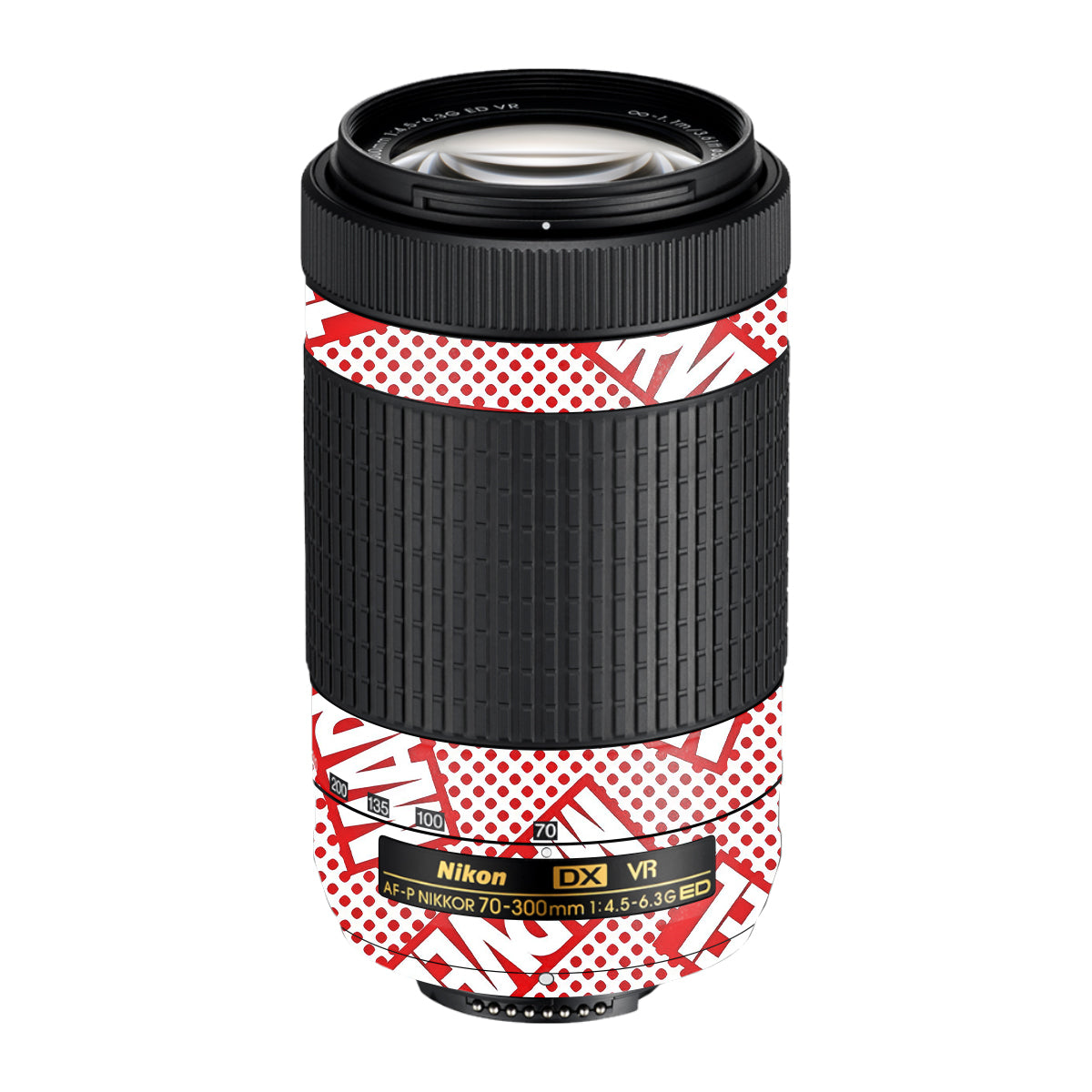 Marvel Comics Nikon AF-P Nikkor 70-300mm F/4.5-6.3G ED VR Camera Lens Skin