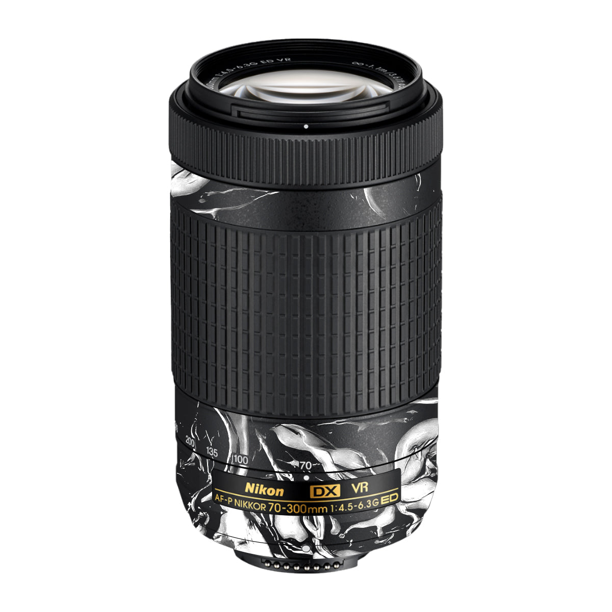 Venom Black Nikon AF-P Nikkor 70-300mm F/4.5-6.3G ED VR Camera Lens Skin