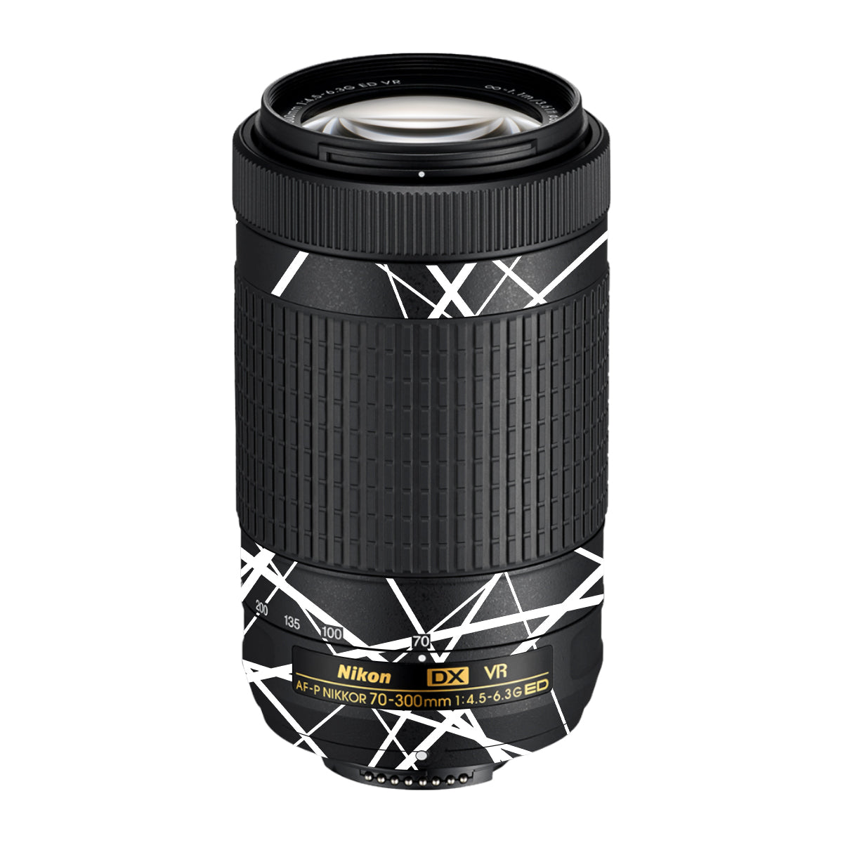 Mono Grid Nikon AF-P Nikkor 70-300mm F/4.5-6.3G ED VR Camera Lens Skin