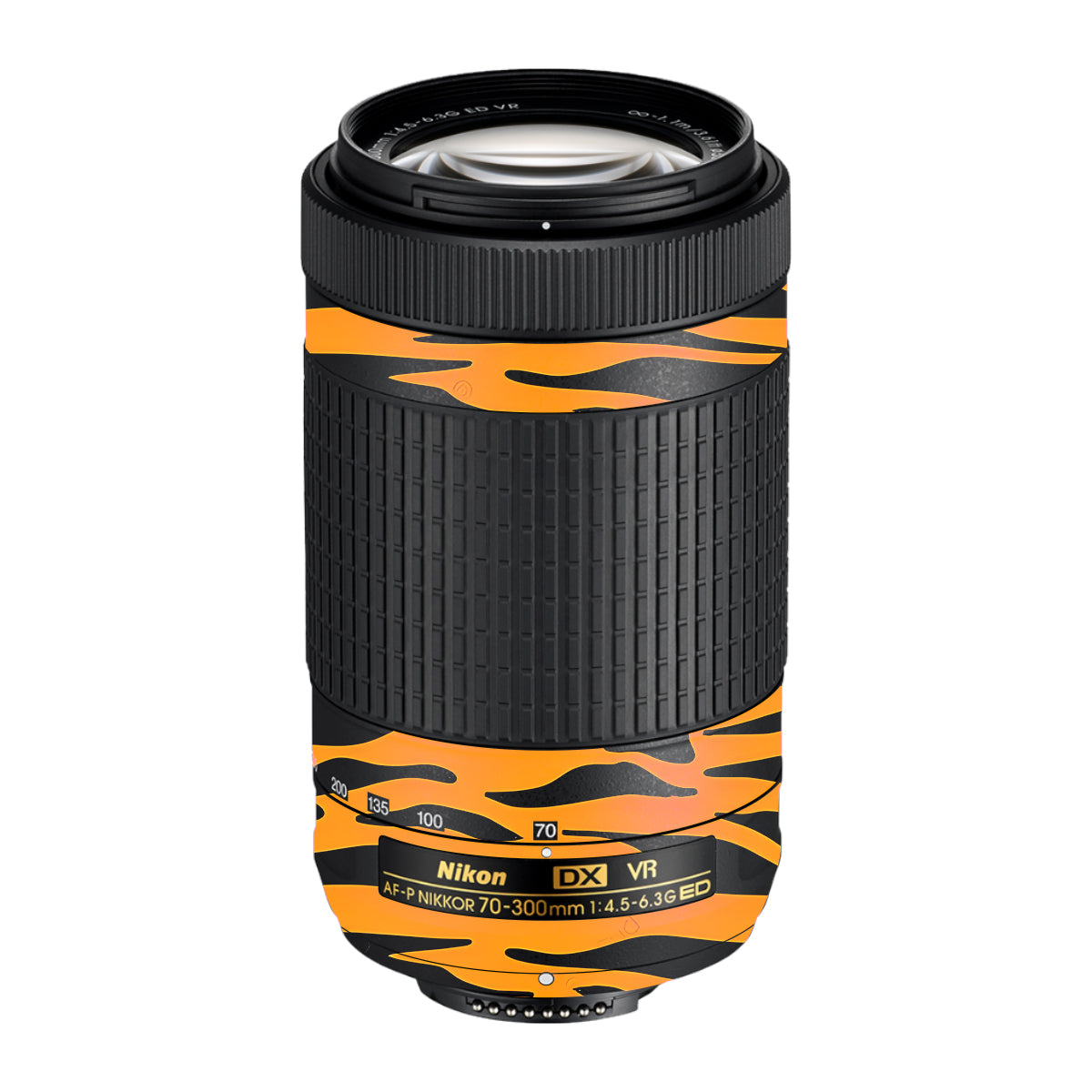 Savanna Tiger Stripes Nikon AF-P Nikkor 70-300mm F/4.5-6.3G ED VR Camera Lens Skin