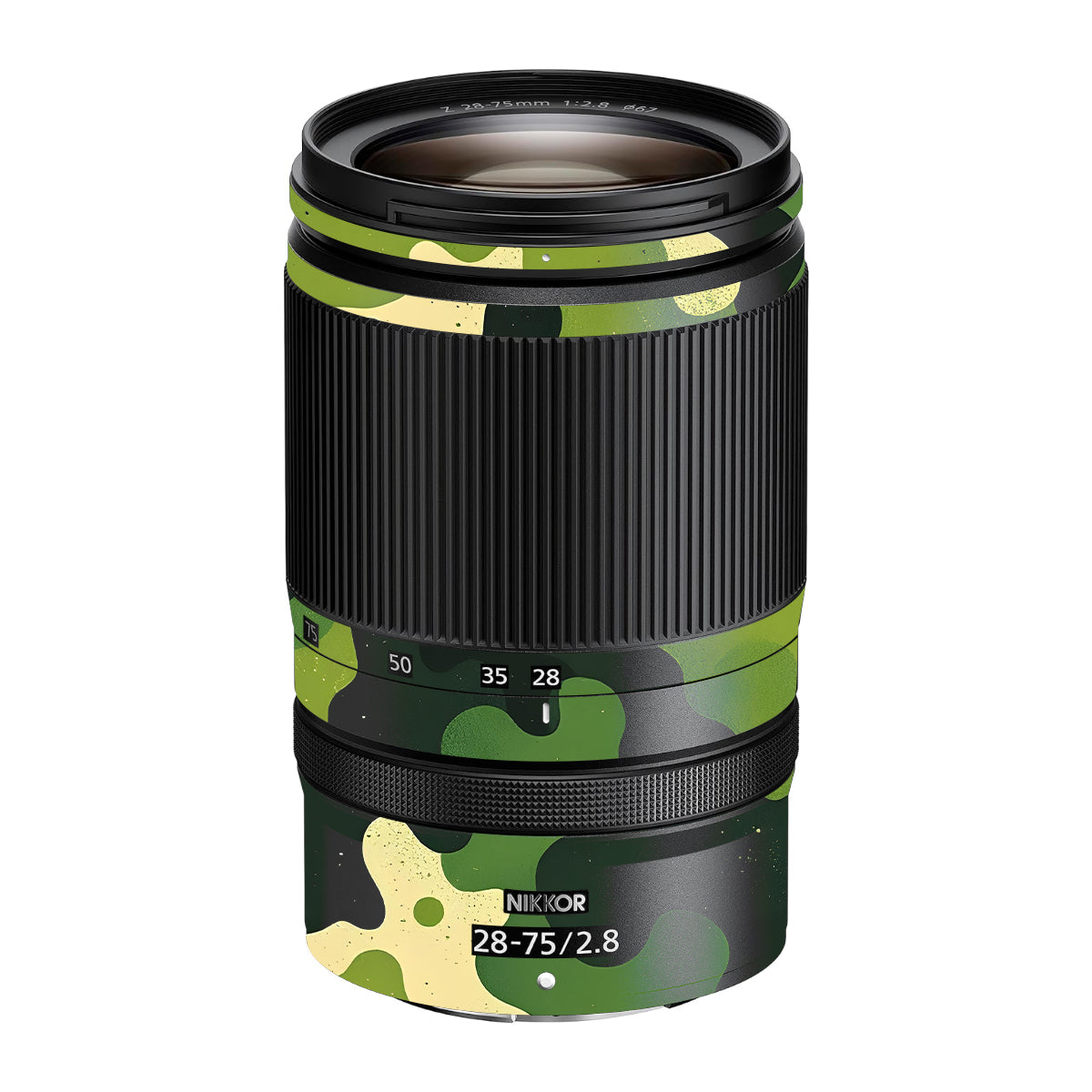 Camouflage Pattern Nikon Nikkor Z 28-75mm F/2.8 Camera Lens Skin