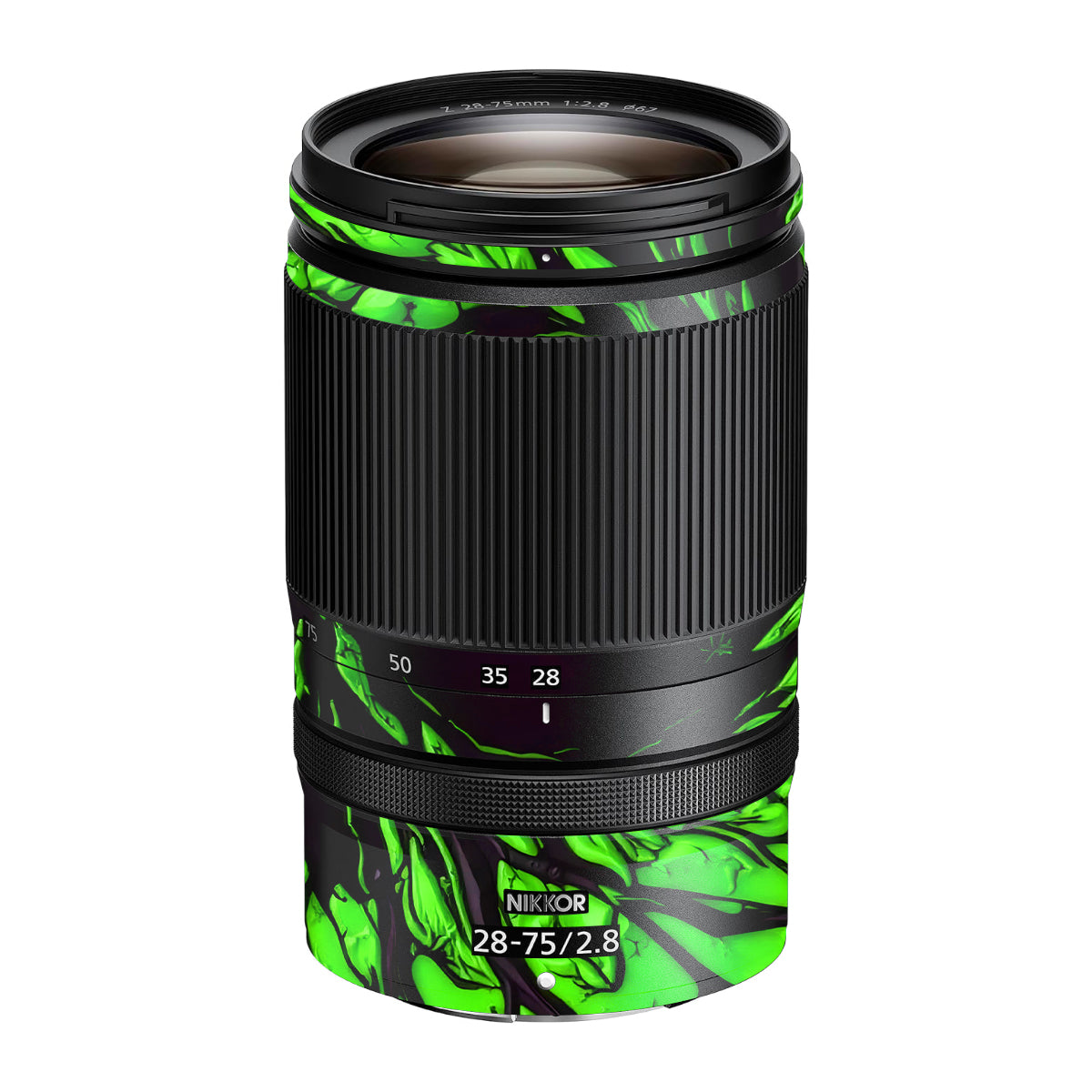 Venom Green Nikon Nikkor Z 28-75mm F/2.8 Camera Lens Skin