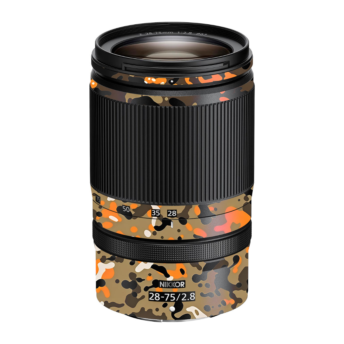 Orange Brown Spot  Nikon Nikkor Z 28-75mm F/2.8 Camera Lens Skin